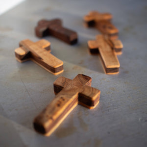 Handmade Wooden Pocket Cross
